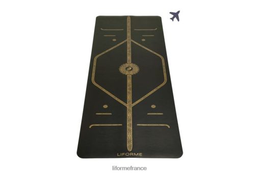Liforme tapis de voyage LRBV2850 - Liforme Travel Mat noir/or