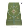 Liforme tapis de voyage pour jardin conscient LRBV2843 - Liforme Tapis olive/fleuri