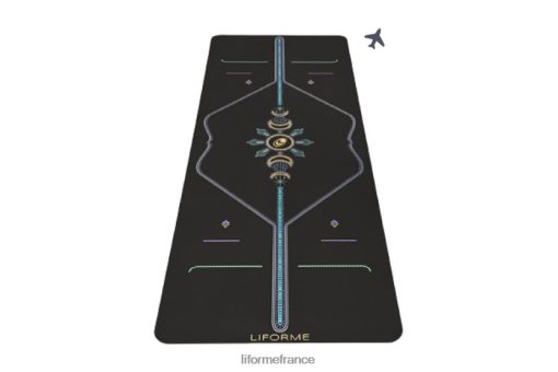 Liforme tapis de yoga de voyage lune cosmique LRBV2845 - Liforme France noir