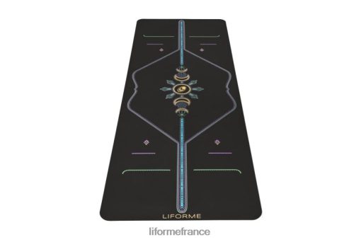 Liforme tapis de yoga lune cosmique LRBV284 - Liforme Tapis noir
